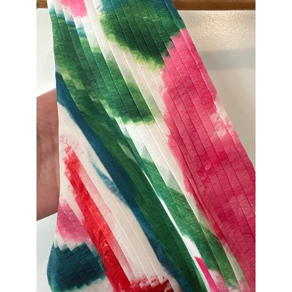 PatBO Allegro Deep V-Neck Floral Chiffon Maxi Dress NWT Size 2 - Picture 8 of 11